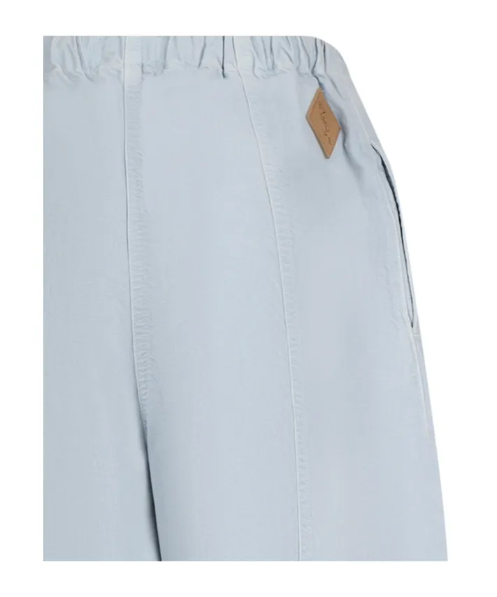 Elastic Waistband Casual Pants