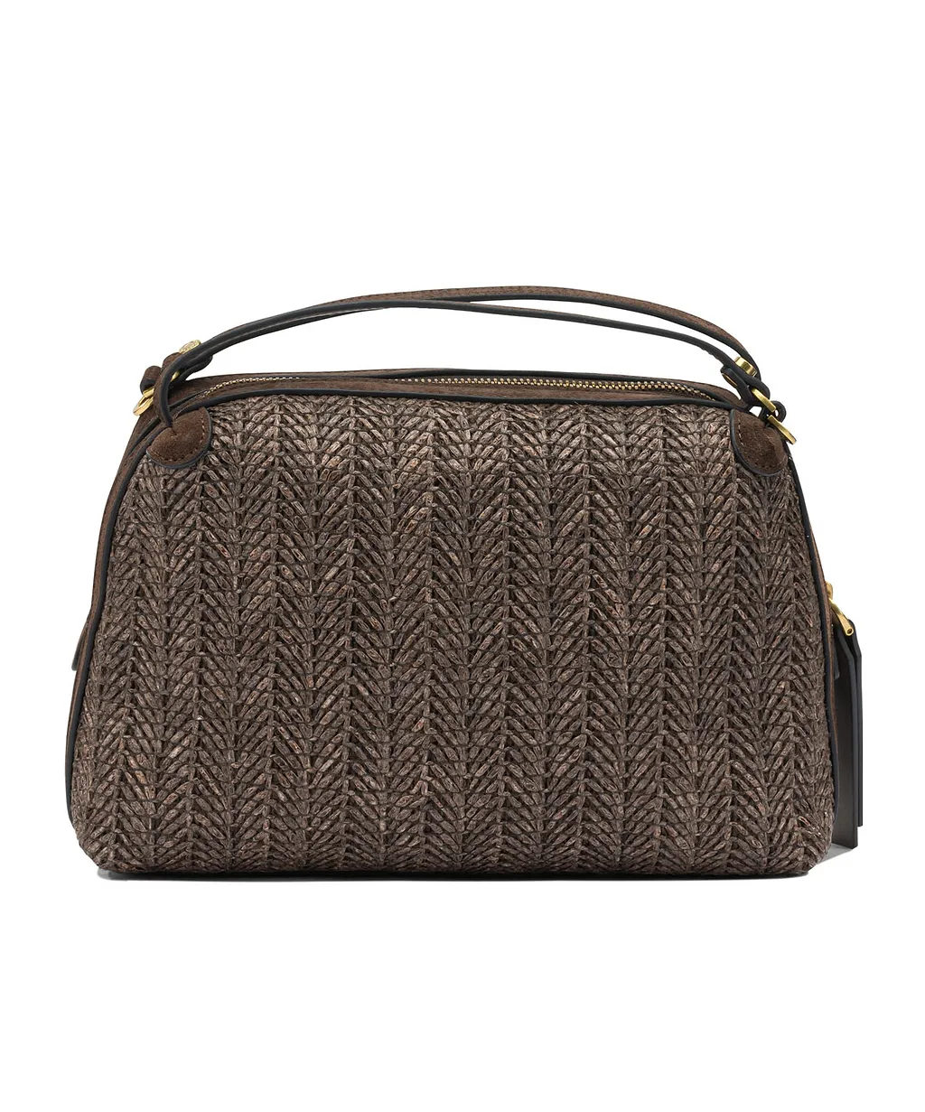 Zippered Shoulder Bag