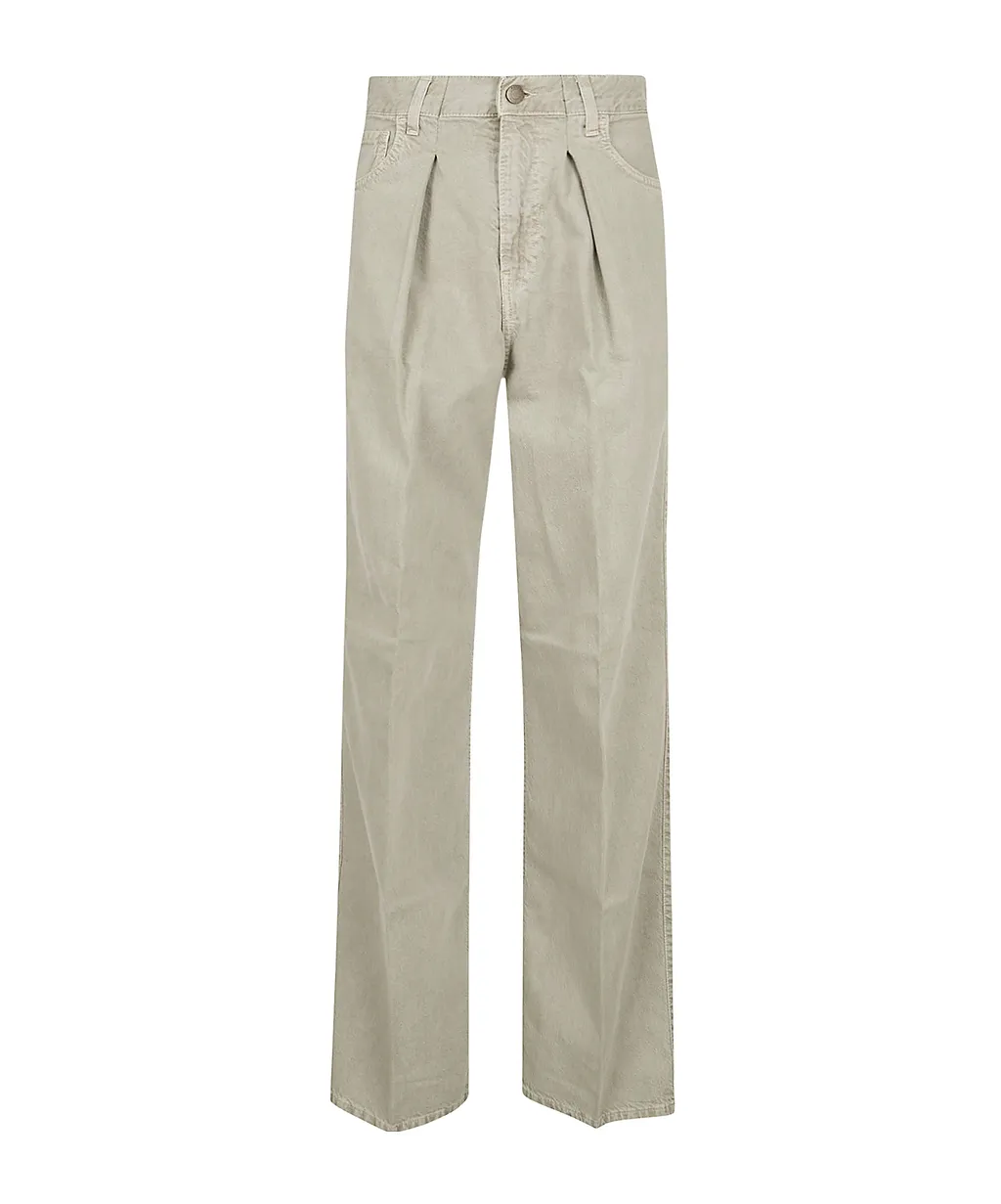Haikure Pleated Wide Leg Jeans