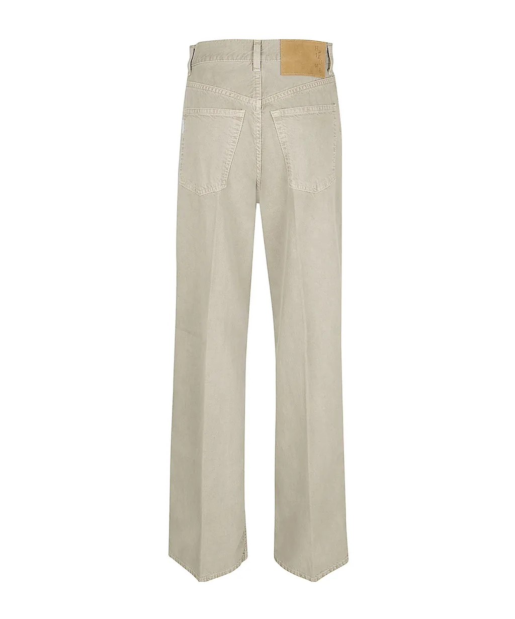 Haikure Pleated Wide Leg Jeans