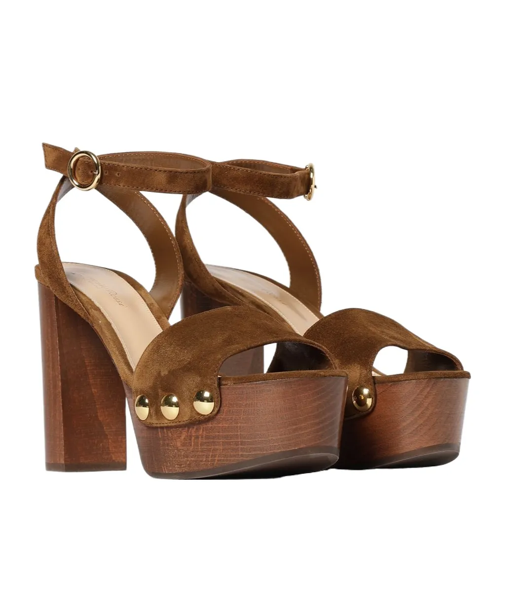 Gianvito Rossi ArdÉA Studded Platform Heeled Sandals