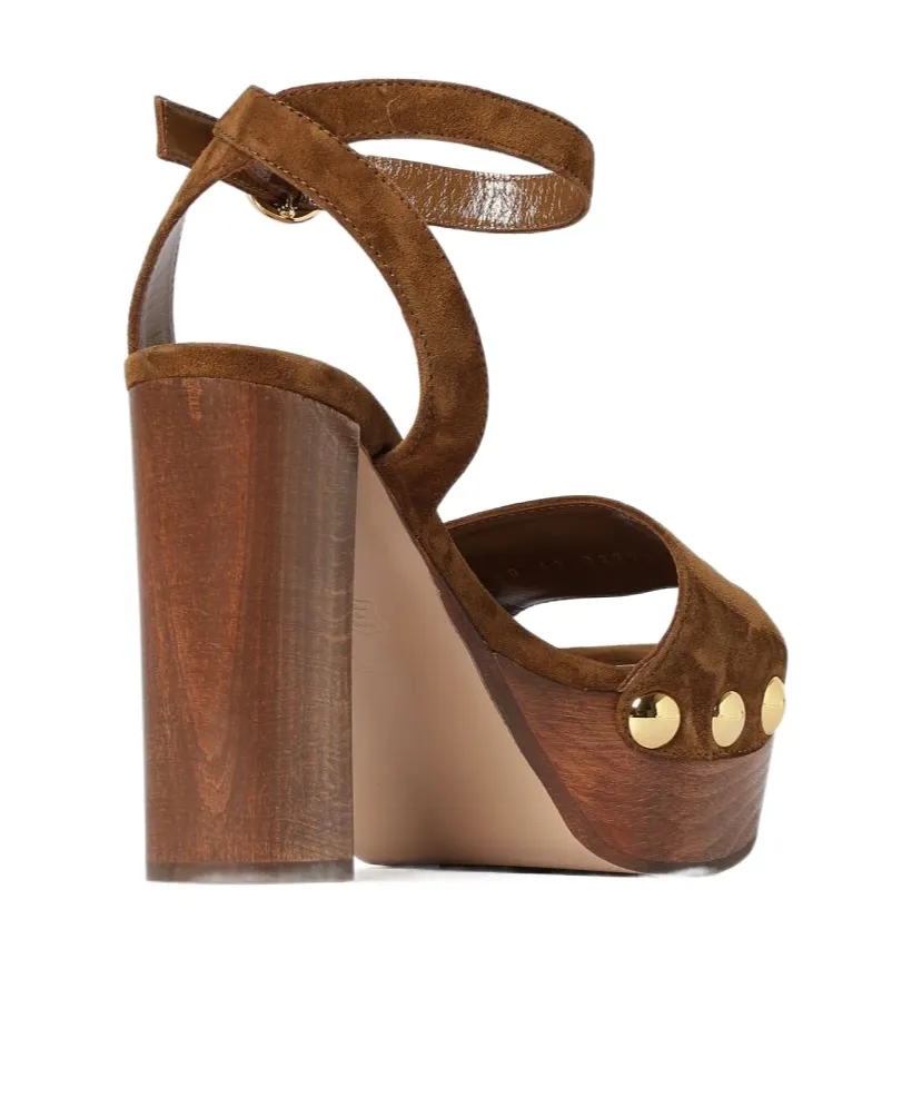 Gianvito Rossi ArdÉA Studded Platform Heeled Sandals