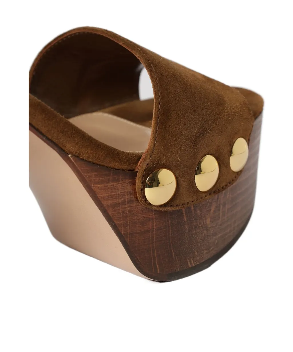Gianvito Rossi ArdÉA Studded Platform Heeled Sandals