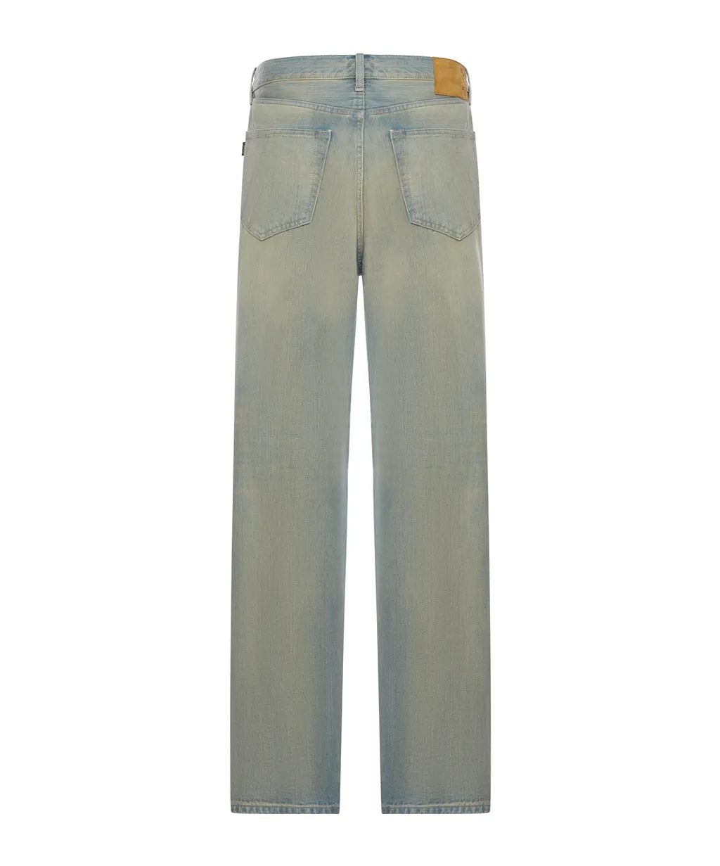 Haikure Logo Patch Straight Leg Jeans