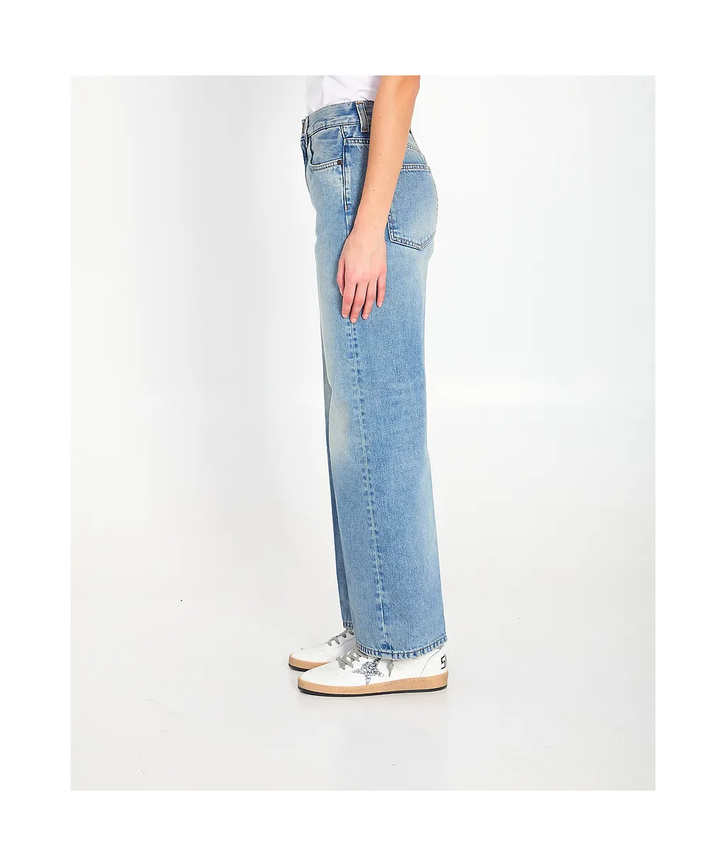 Haikure Winny Dirty Celestial Wide-Leg Jeans