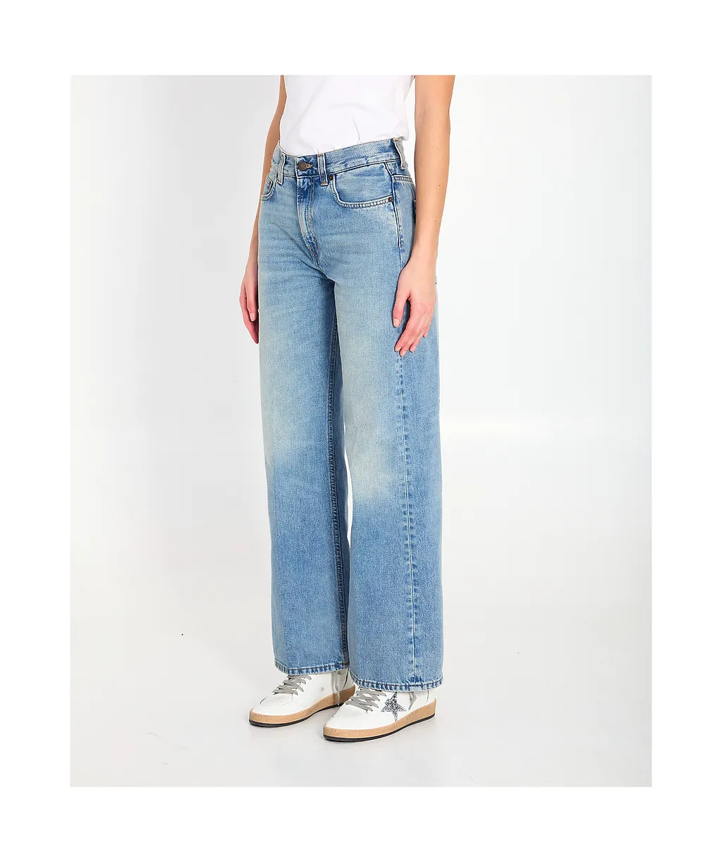 Haikure Winny Dirty Celestial Wide-Leg Jeans