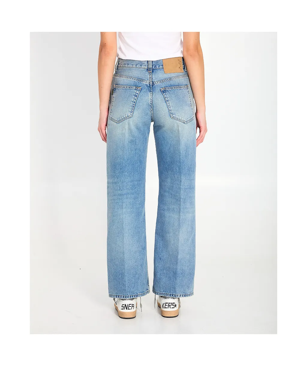 Haikure Winny Dirty Celestial Wide-Leg Jeans