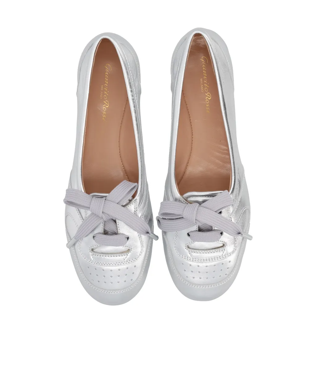Gianvito Rossi Lace-Up Ballet Flats