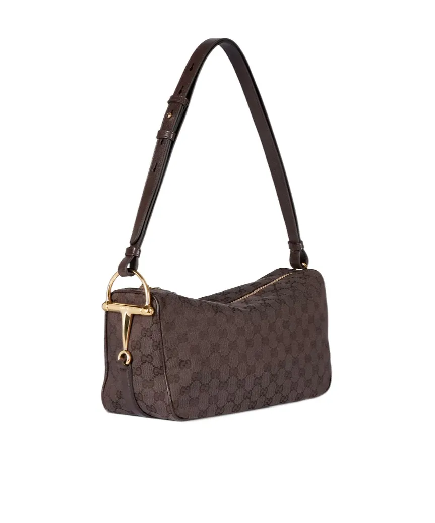 Gucci Half Horsebit Medium Shoulder Bag