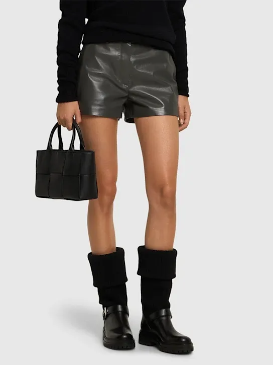 Knitted Spliced Short Boots