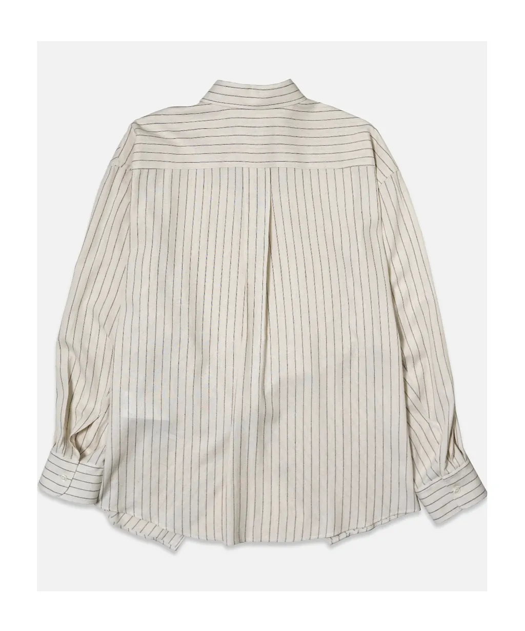 Pinstriped Long-Sleeved Shirt