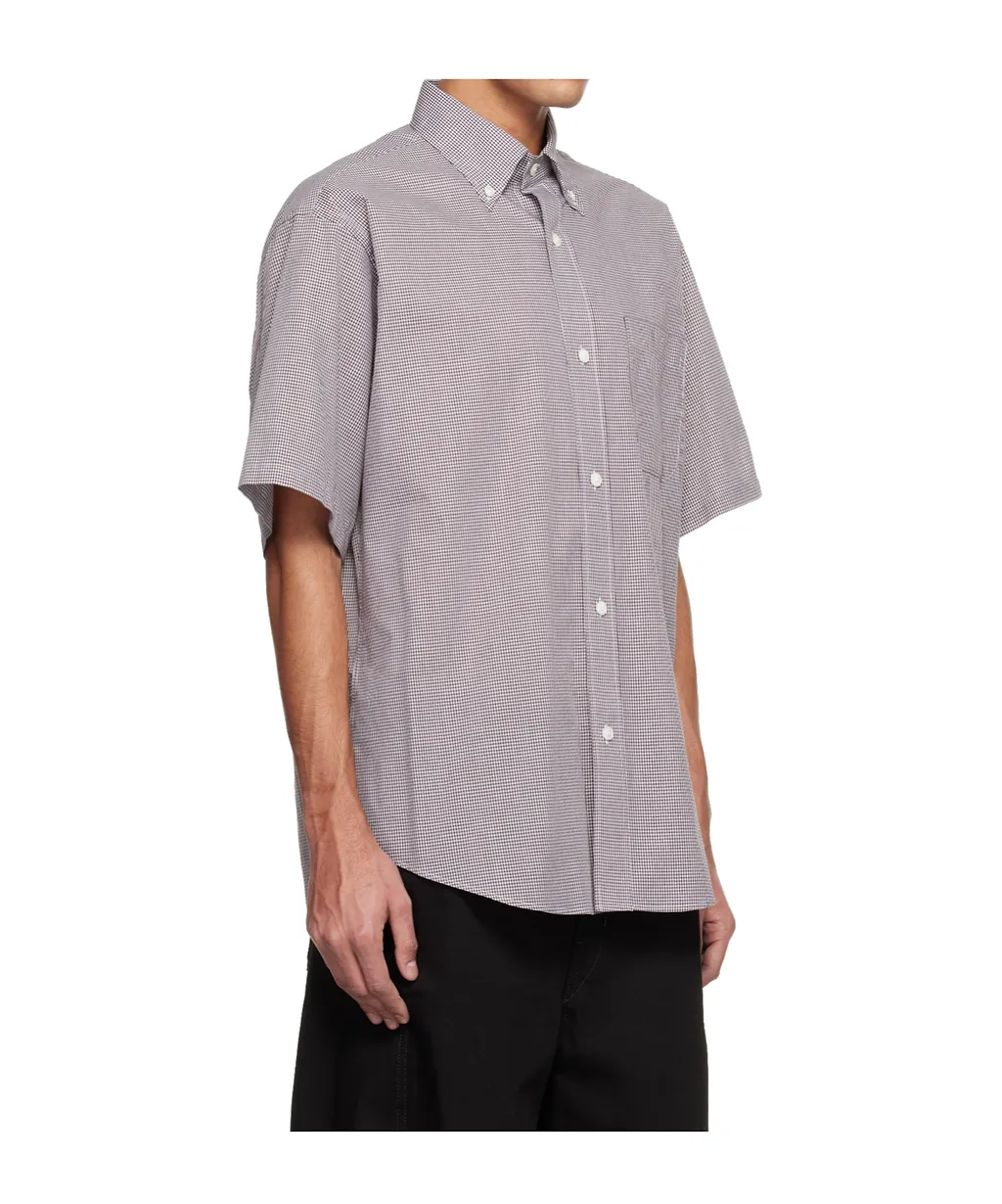 Plaid Short-Sleeved Shirt