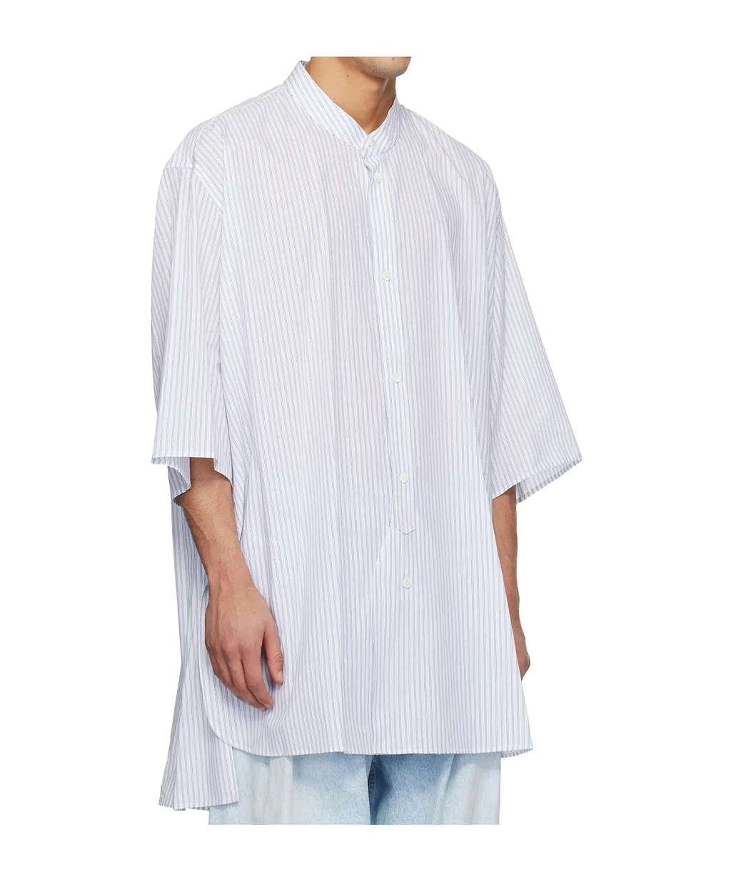 Striped Short-Sleeved Shirt