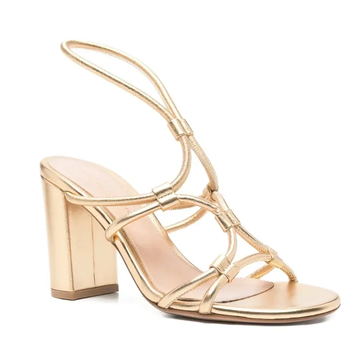Open-Toe High-Heeled Sandals