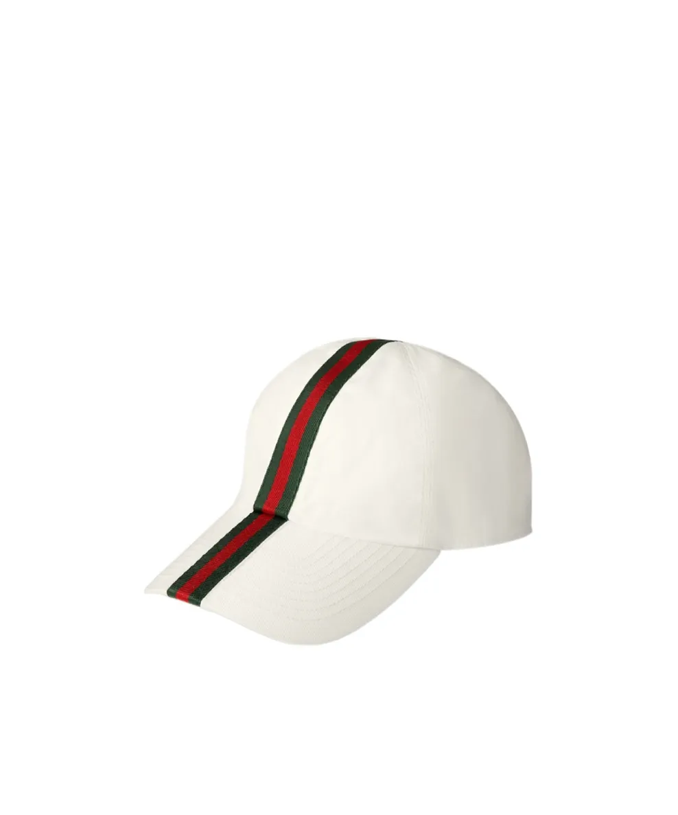 Cotton Baseball Hat With Web