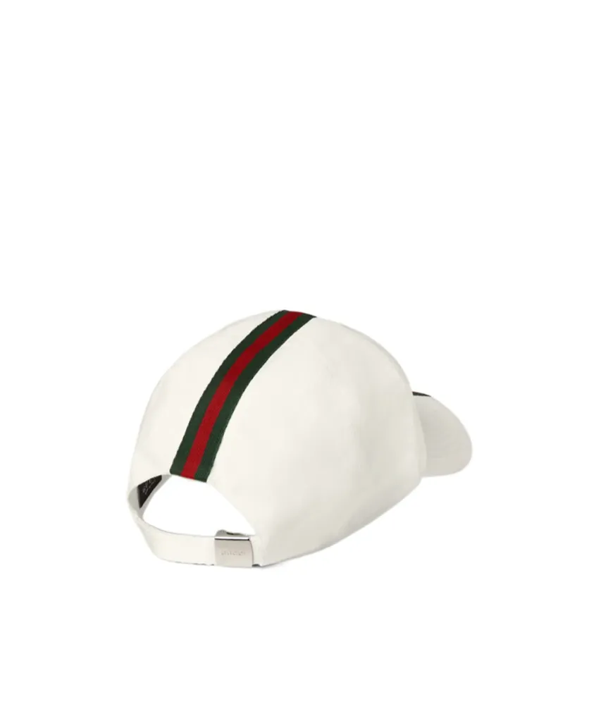 Cotton Baseball Hat With Web