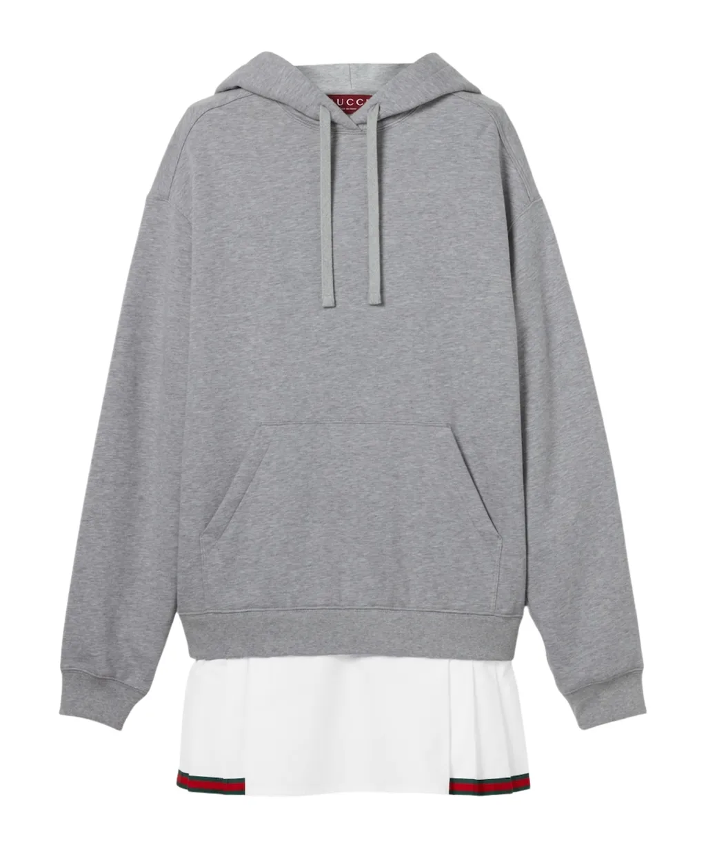 Gucci Layered Drawstring Sweatshirt
