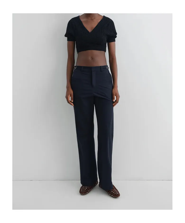 Casual Pants With Belt Loops