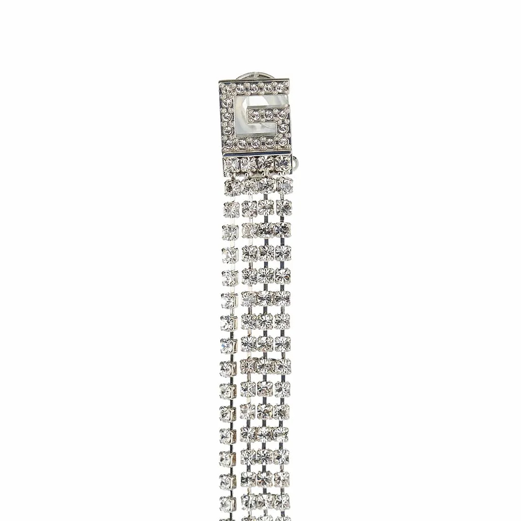 Crystal-Fringe Drop Earrings