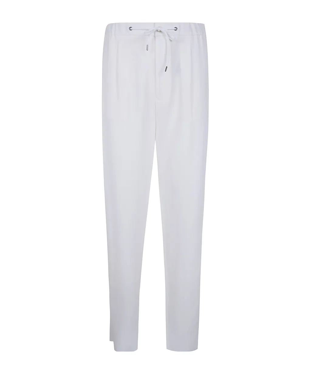 Giorgio Armani Pleat Detailed Drawstring Trousers