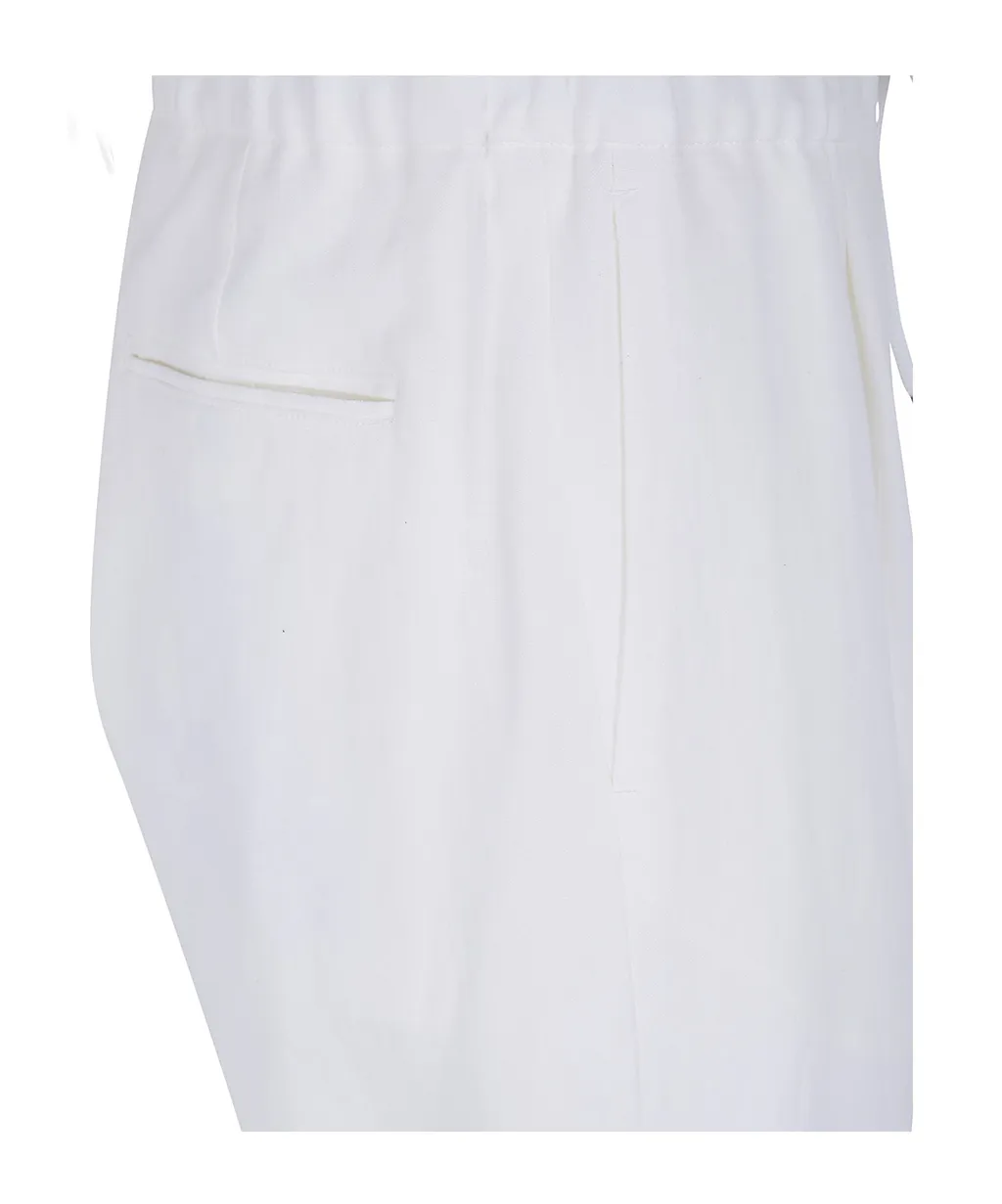 Giorgio Armani Pleat Detailed Drawstring Trousers