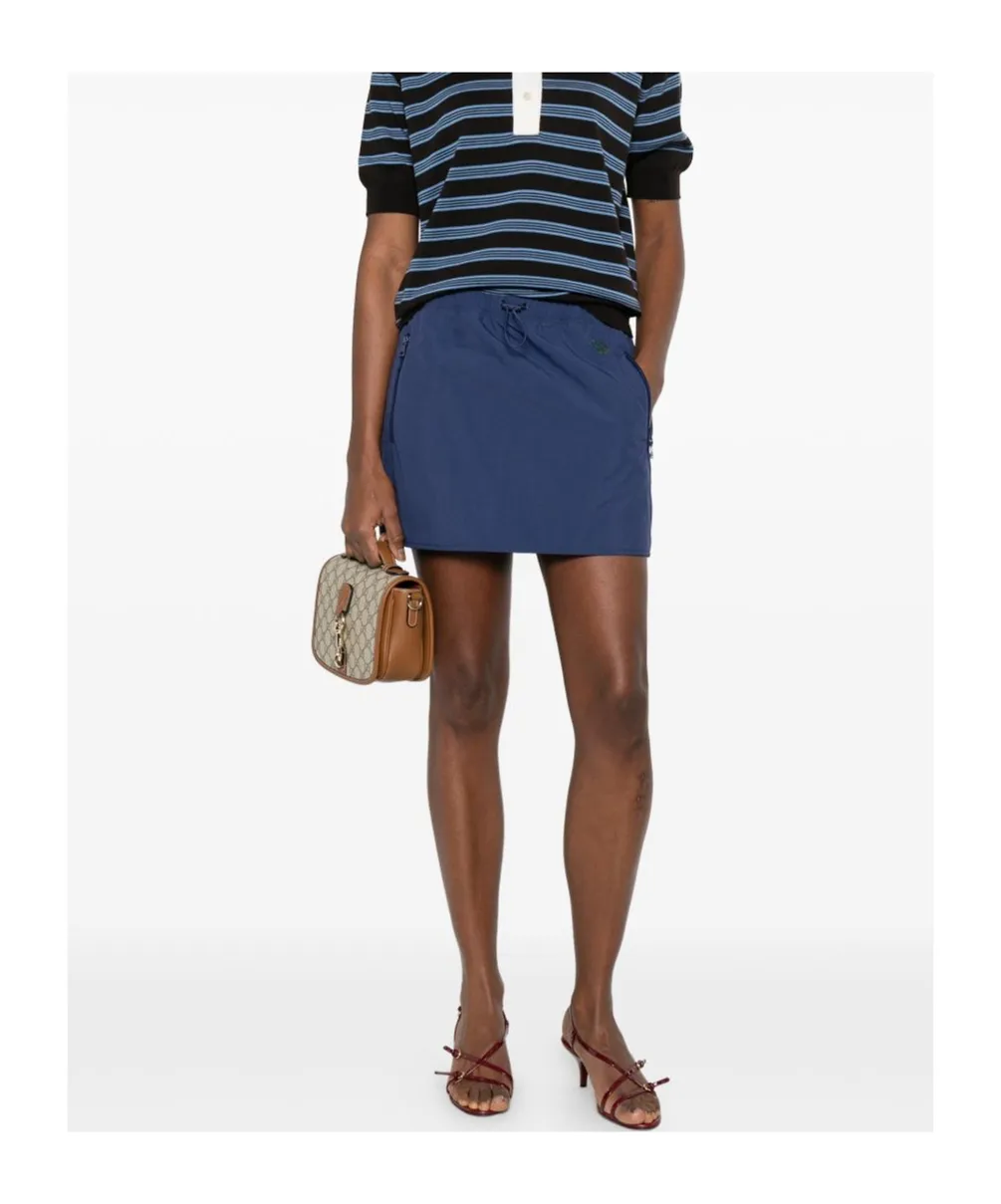 Drawstring Zip Skirt