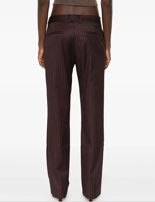 Striped-Pattern Trousers