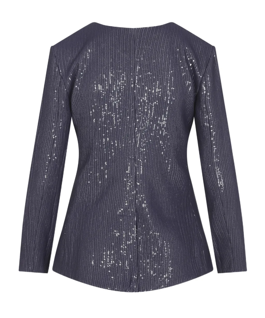 Giorgio Armani Sequined Textured Jacket