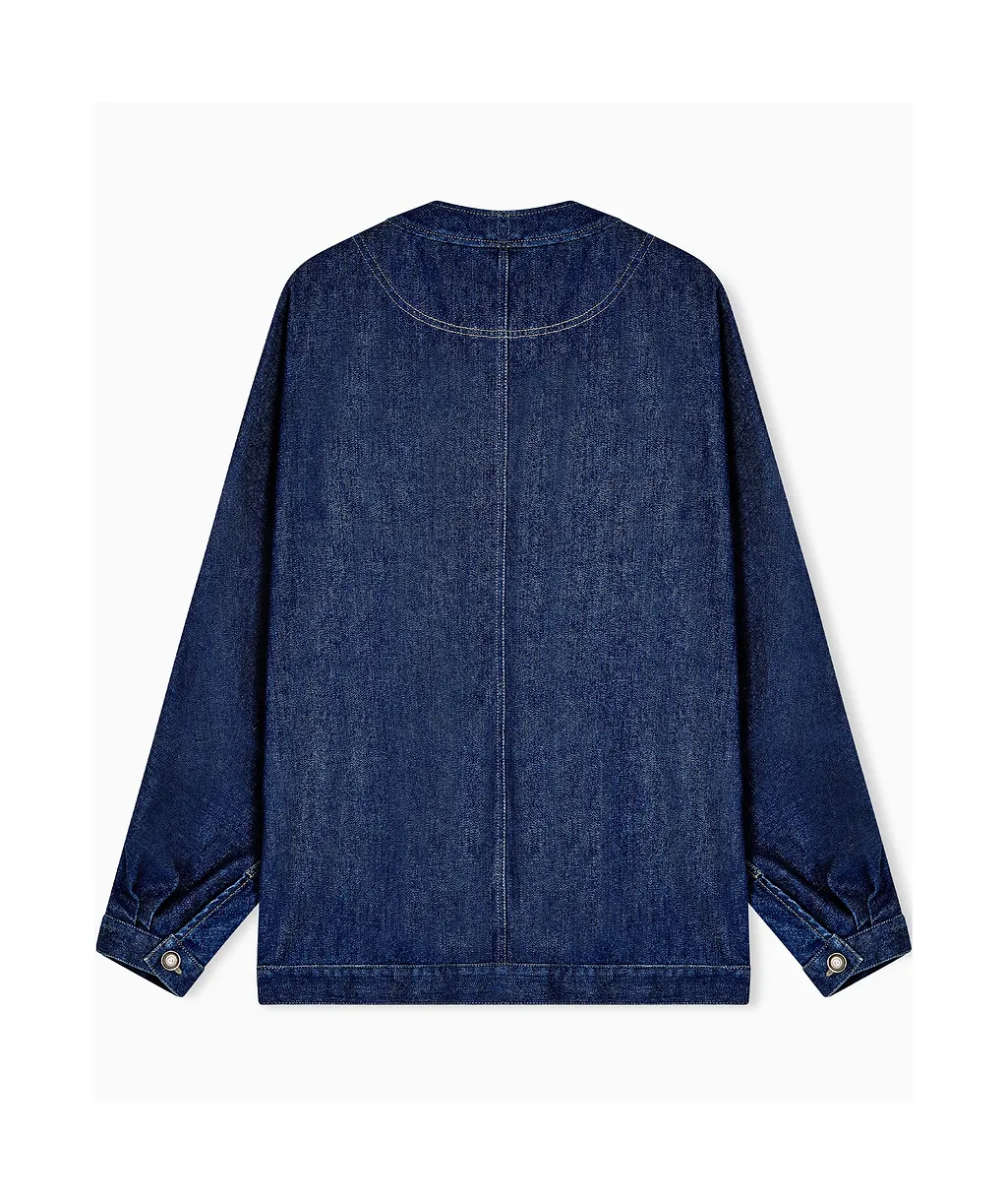 Front-Pocket Denim Jacket