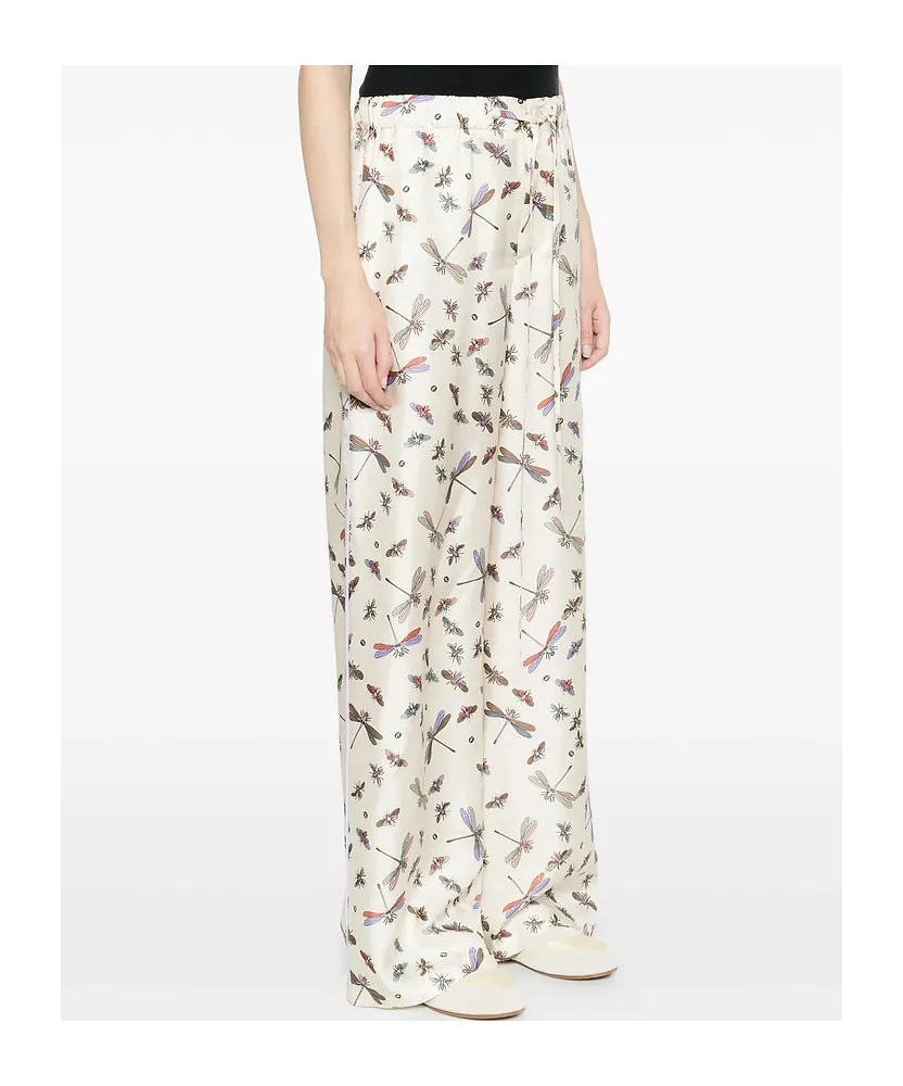 Gucci Printed Wide-Leg Trousers