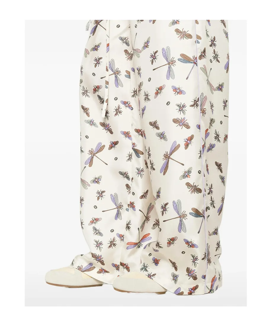 Gucci Printed Wide-Leg Trousers
