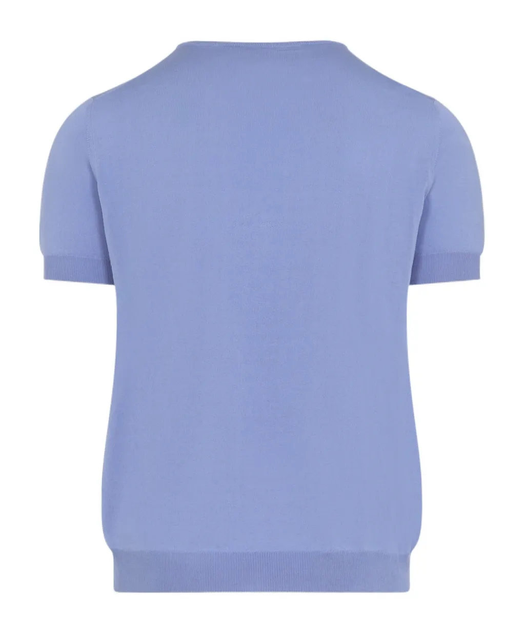 Giorgio Armani Short-Sleeve Knitted Sweater