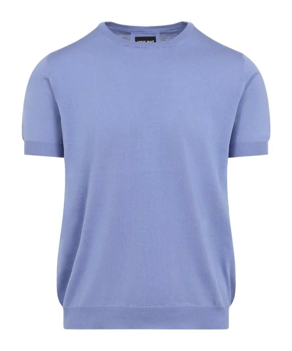 Giorgio Armani Short-Sleeve Knitted Sweater
