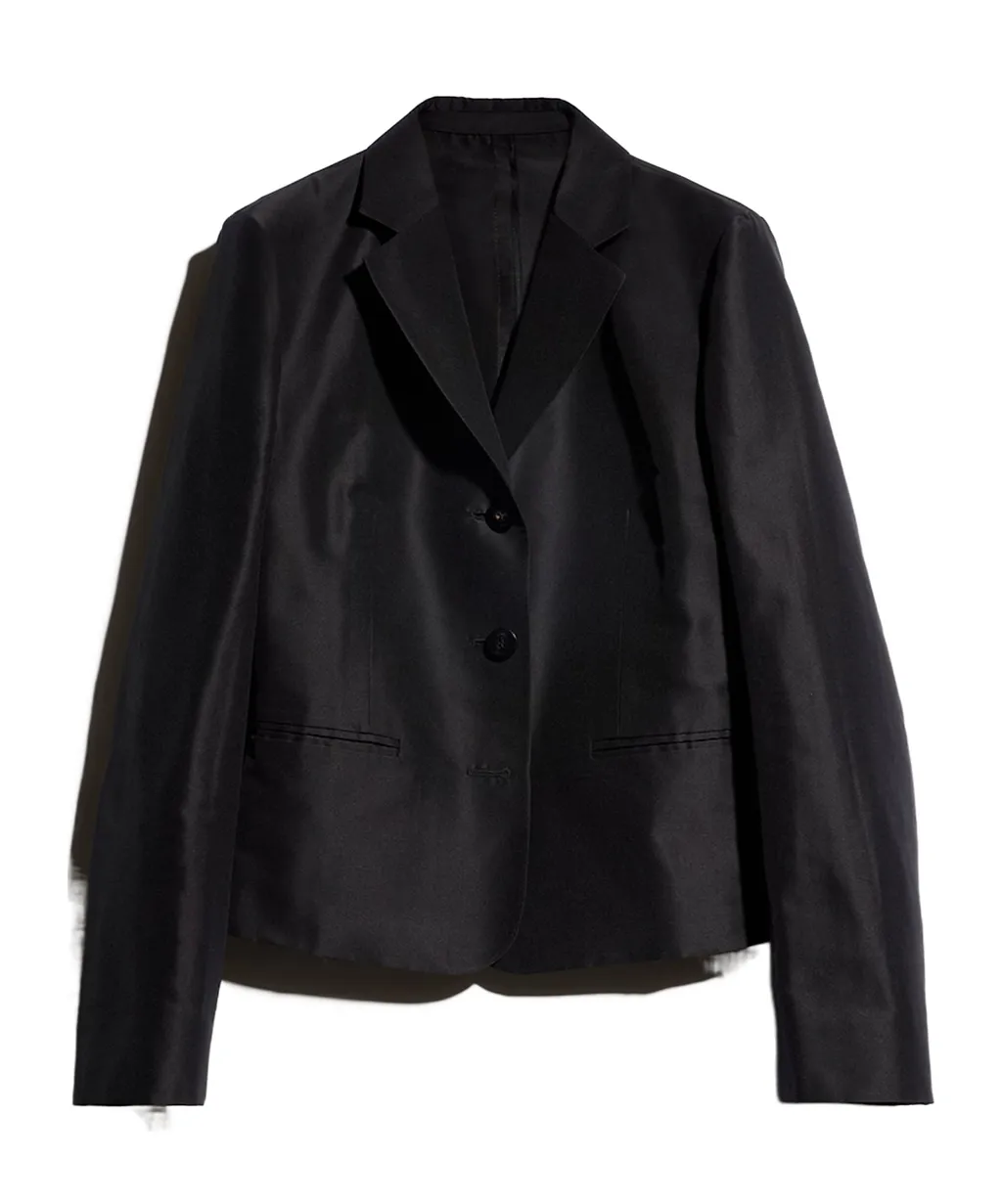 Fine Silk Faille Jacket