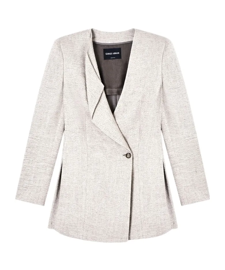 Long-Sleeved Suit Jacket