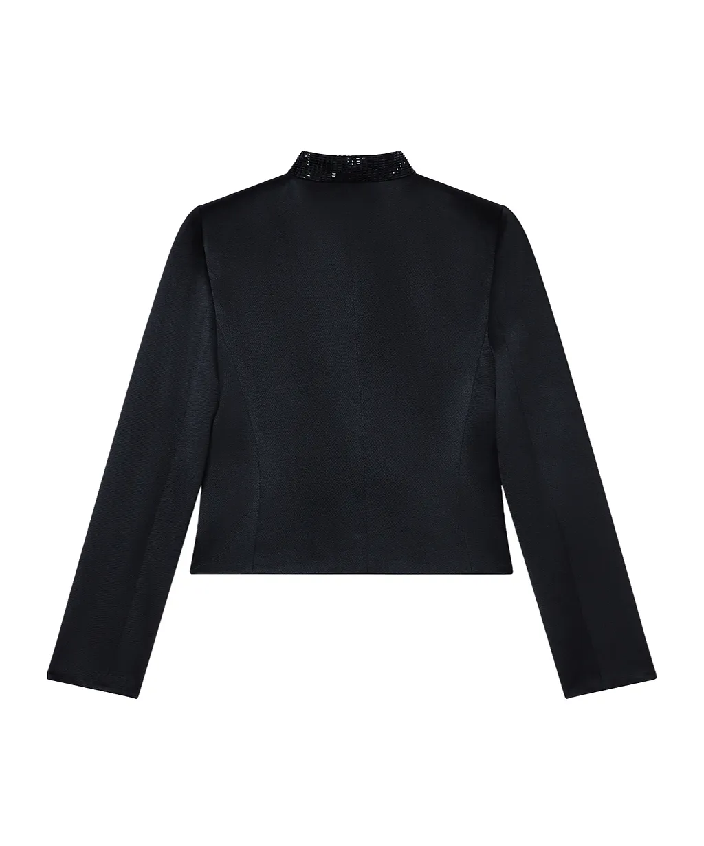 Mandarin-Collar Jacket