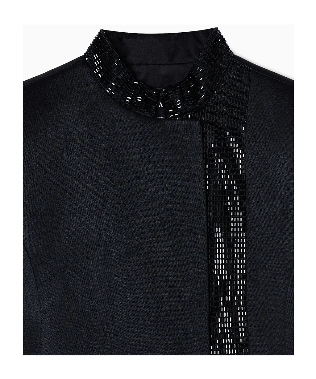Mandarin-Collar Jacket
