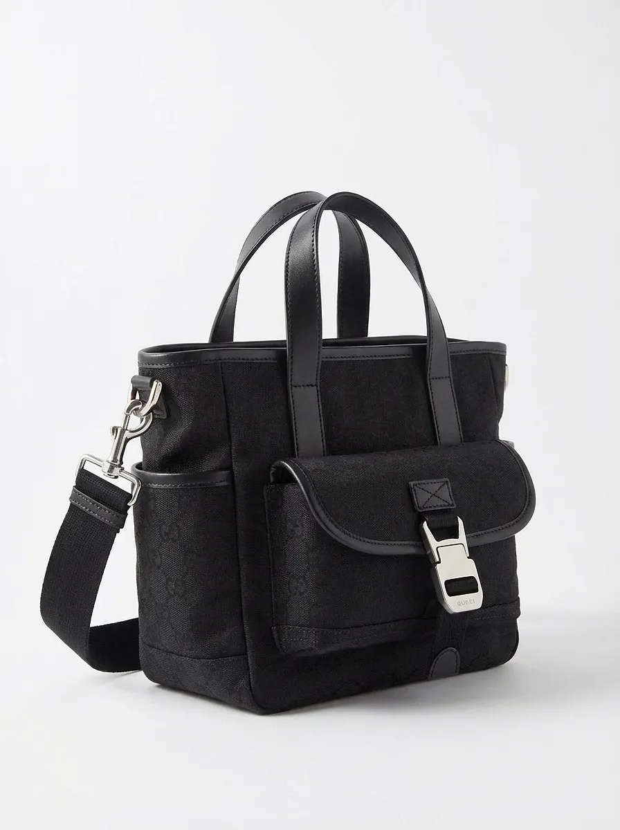 Gucci Buckle Detailed Tote Bag