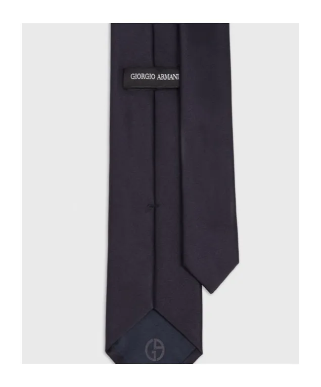 Pointed-Tip Silk Tie