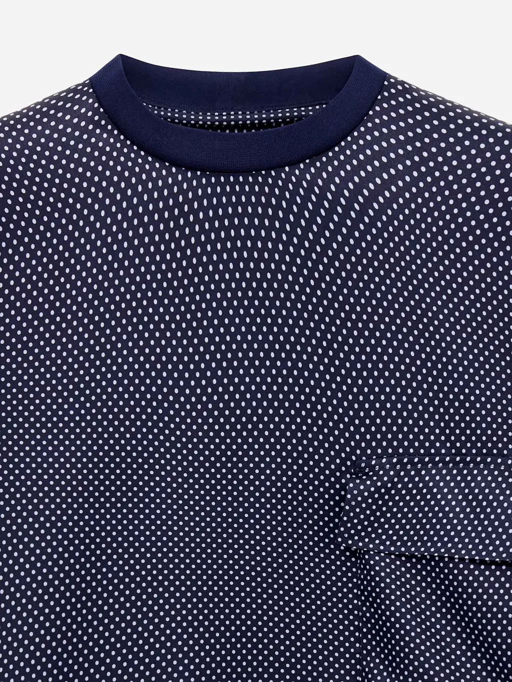 Giorgio Armani Micro Dot Short-Sleeve Sweater