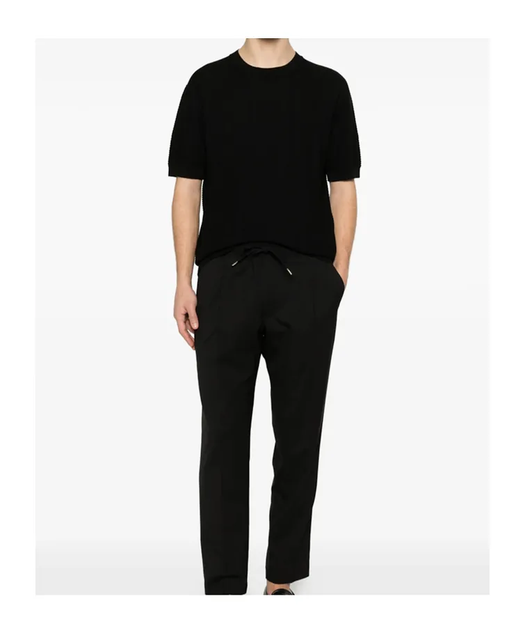 Short-Sleeved Knitted Shirt