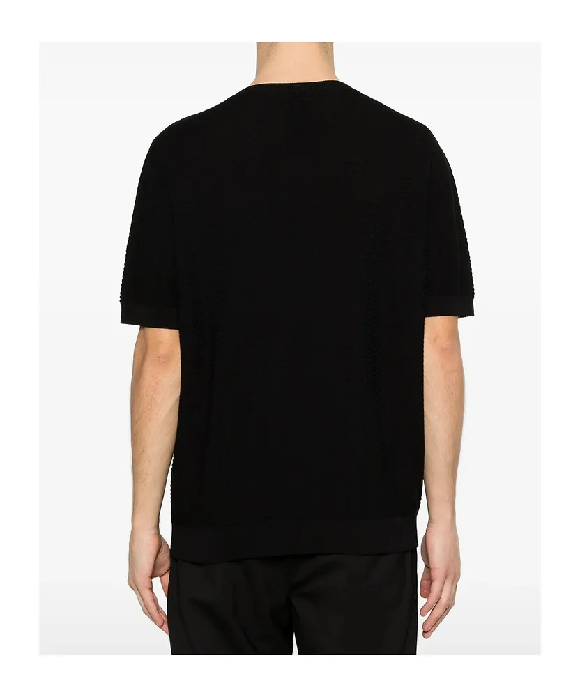 Short-Sleeved Knitted Shirt