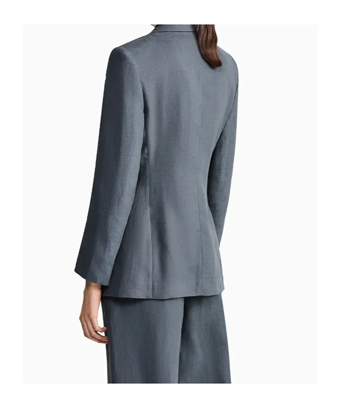 Giorgio Armani Single-Breasted Peak-Lapel Blazer