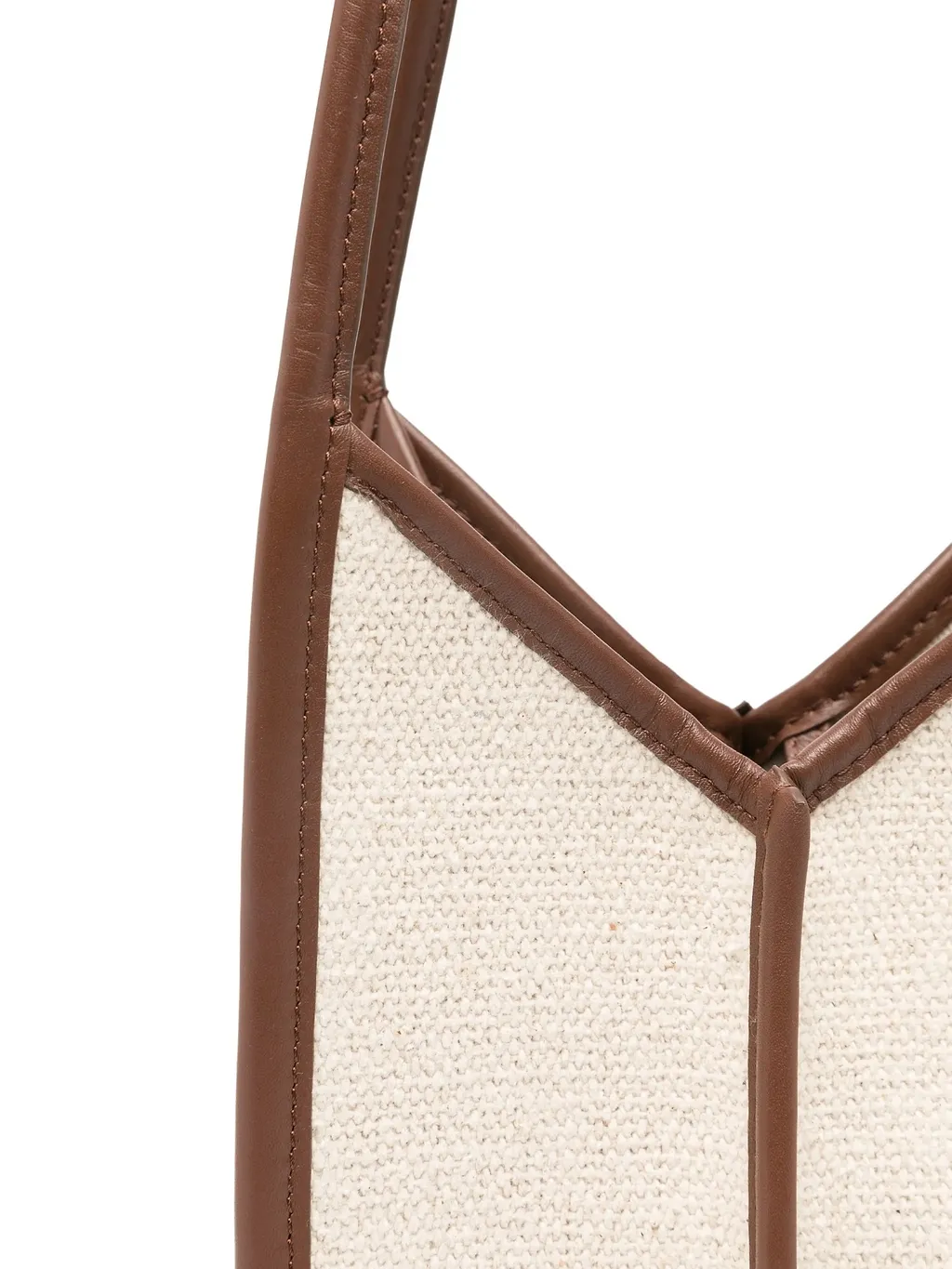 Hereu Calella Bucket Leather-Trimmed Shoulder Bag