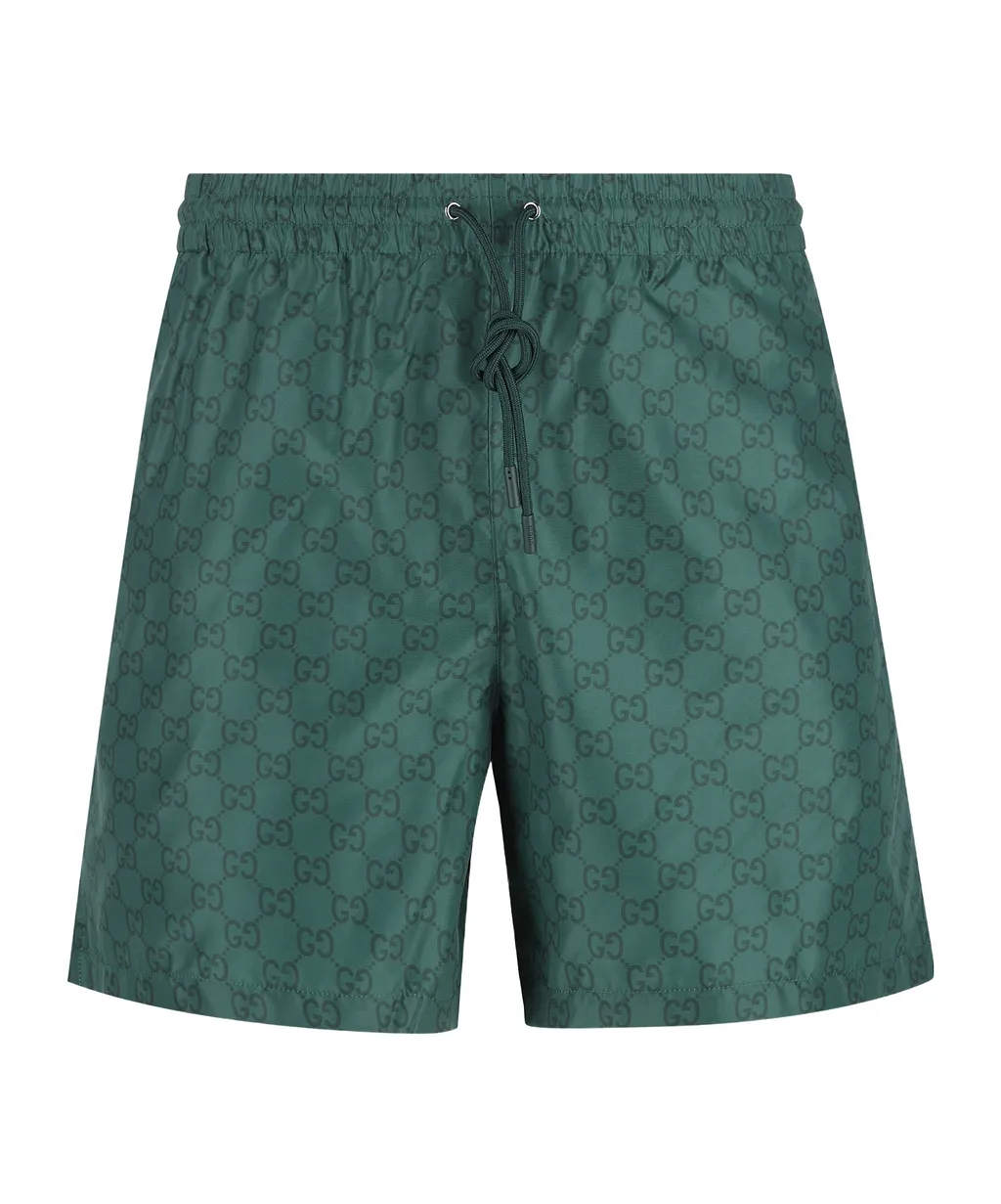 Gucci Monogrammed Drawstring Swimwear