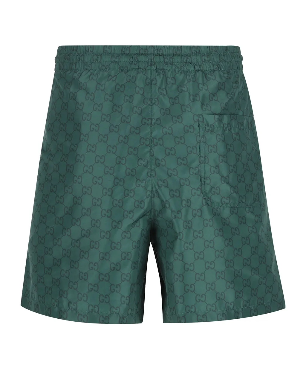 Gucci Monogrammed Drawstring Swimwear