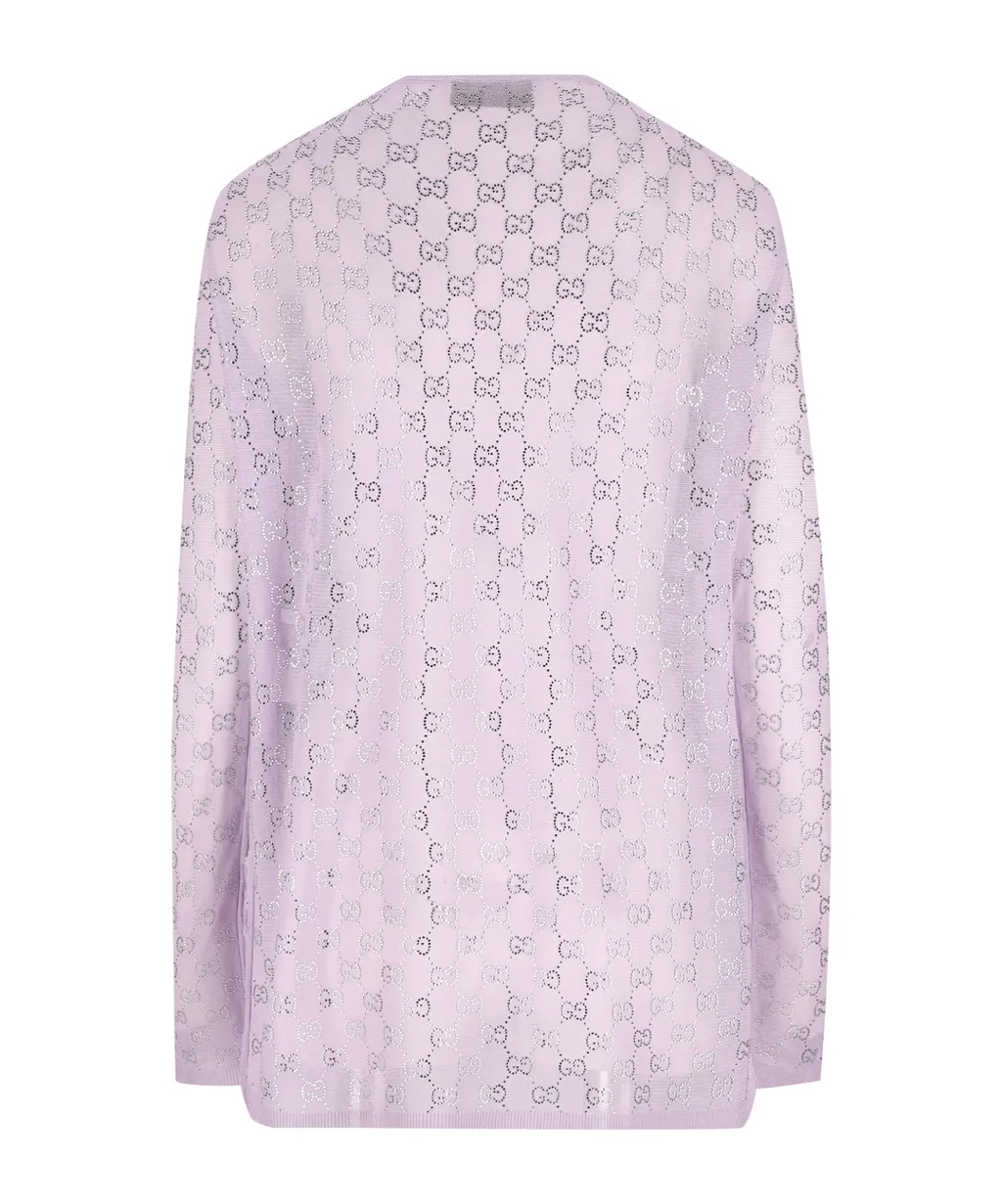 Gucci Monogrammed Embellished Sweater