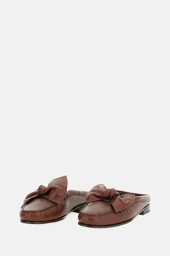 Hereu Bow Detailed Flat Shoes