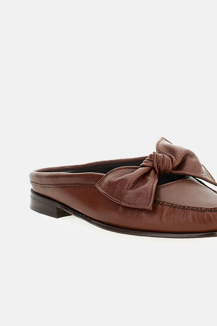 Hereu Bow Detailed Flat Shoes