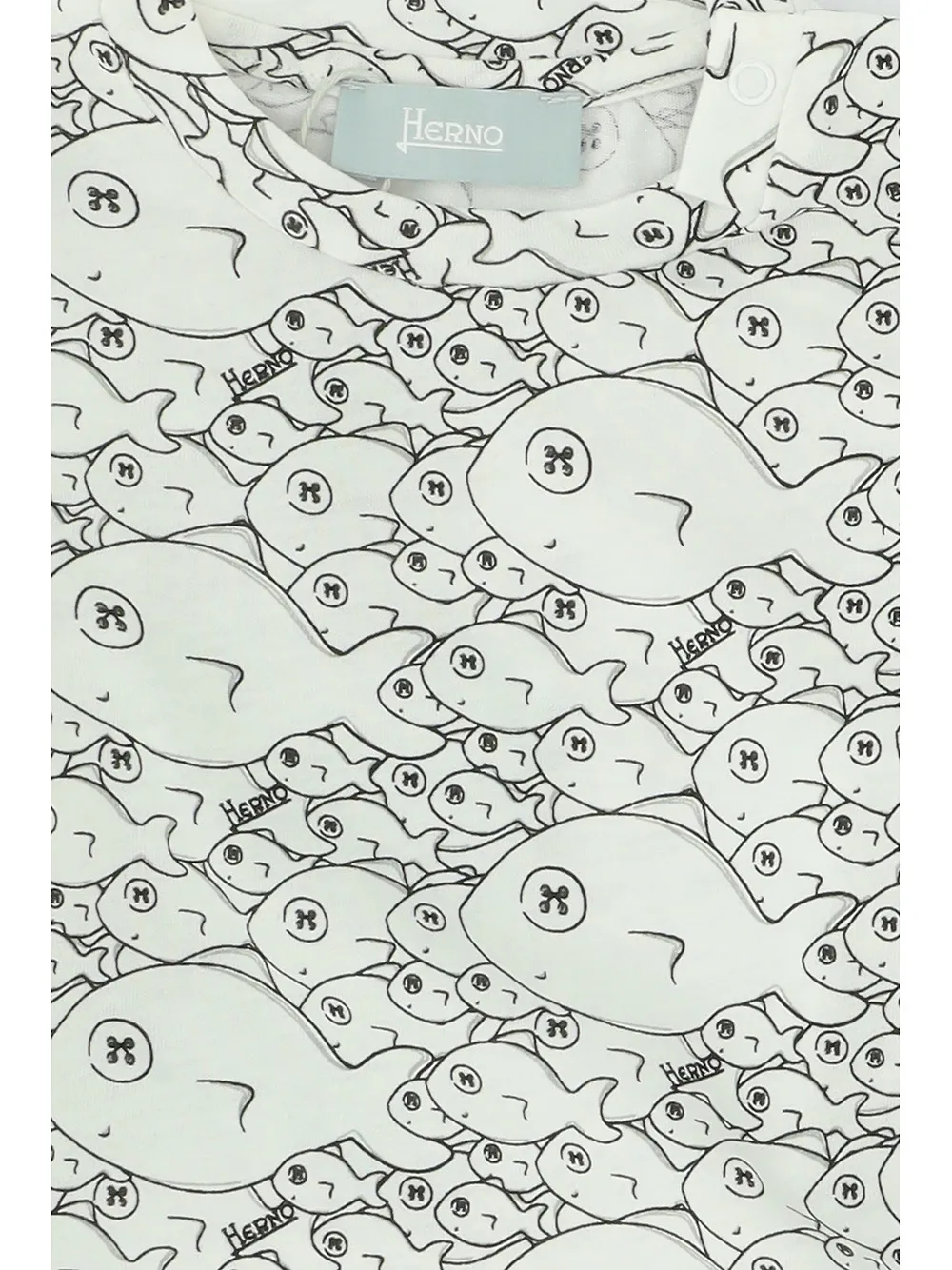 Fish-Print Baby Set